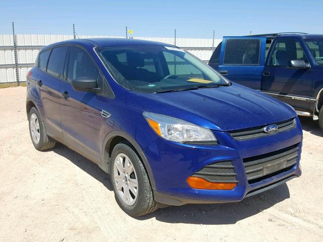 1FMCU0F79GUB47163 - 2016 FORD ESCAPE S BLUE photo 1