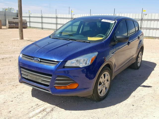 1FMCU0F79GUB47163 - 2016 FORD ESCAPE S BLUE photo 2