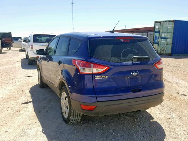 1FMCU0F79GUB47163 - 2016 FORD ESCAPE S BLUE photo 3