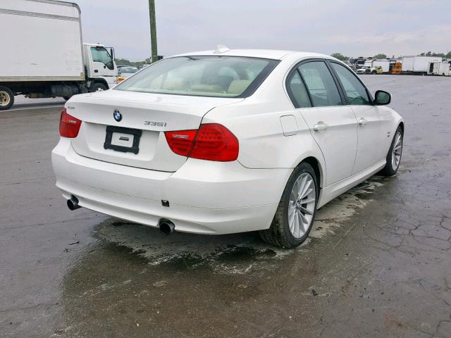 WBAPL5C56BA919411 - 2011 BMW 335 XI WHITE photo 4