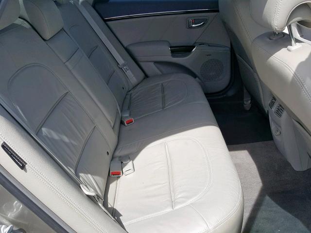 KMHFC46F49A342932 - 2009 HYUNDAI AZERA SE SILVER photo 6