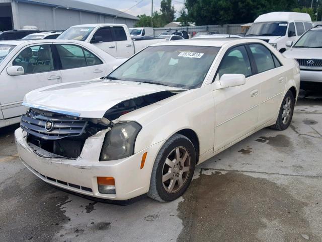 1G6DP567650136464 - 2005 CADILLAC CTS HI FEA WHITE photo 2