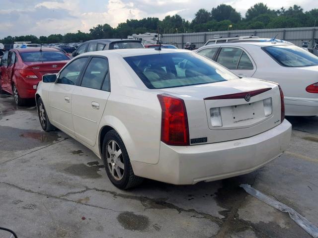 1G6DP567650136464 - 2005 CADILLAC CTS HI FEA WHITE photo 3