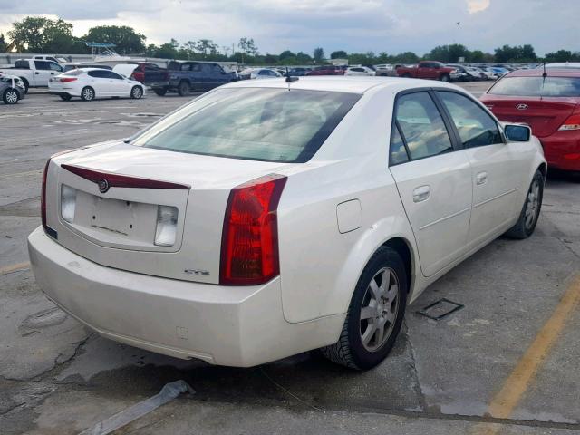 1G6DP567650136464 - 2005 CADILLAC CTS HI FEA WHITE photo 4