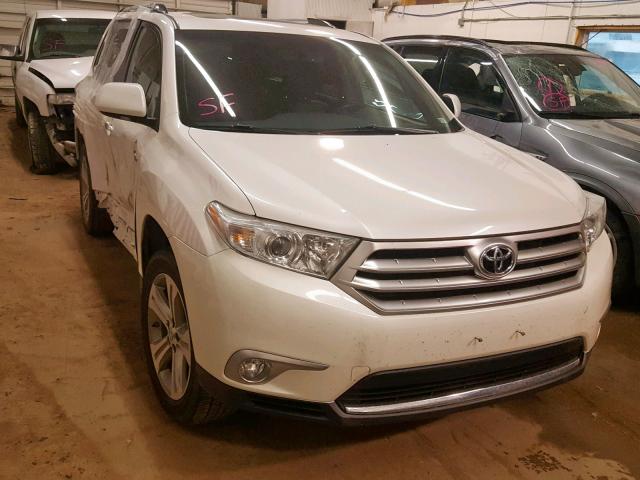 5TDDK3EH8CS147650 - 2012 TOYOTA HIGHLANDER WHITE photo 1