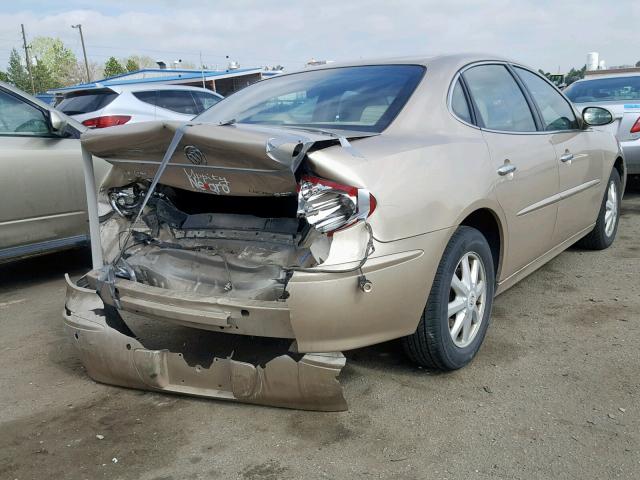2G4WD532651249807 - 2005 BUICK LACROSSE C GOLD photo 4