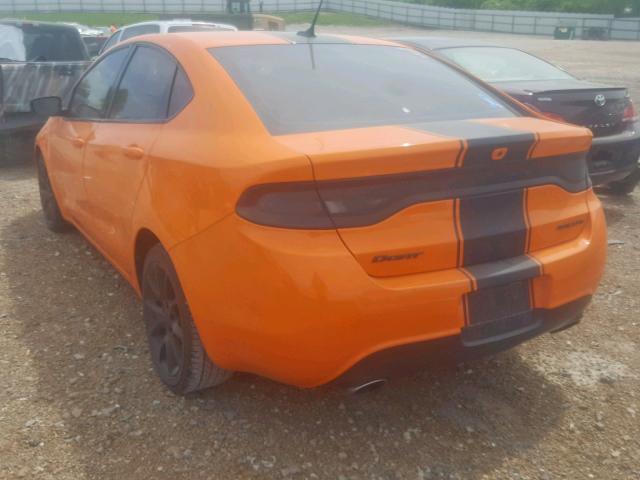 1C3CDFBA9DD295984 - 2013 DODGE DART SXT ORANGE photo 3