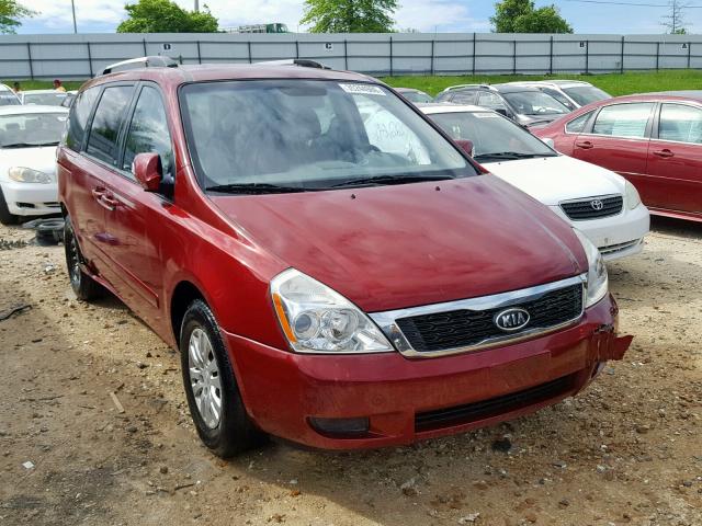 KNDMG4C7XC6474696 - 2012 KIA SEDONA LX MAROON photo 1