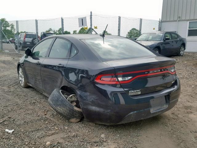 1C3CDFBA0DD256877 - 2013 DODGE DART SXT BLACK photo 3