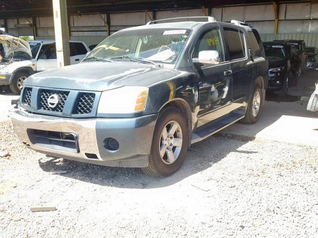 5N1AA08A74N741703 - 2004 NISSAN ARMADA SE GRAY photo 2