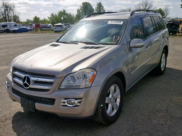 4JGBF71EX7A243020 - 2007 MERCEDES-BENZ GL 450 4MA SILVER photo 2