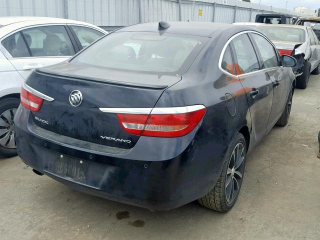 1G4PW5SK1G4131381 - 2016 BUICK VERANO SPO GRAY photo 4