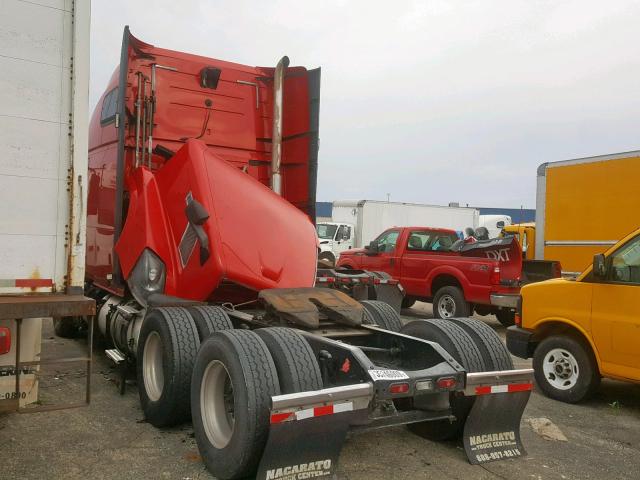 4V4NC9EG3CN560680 - 2012 VOLVO VN VNL RED photo 3