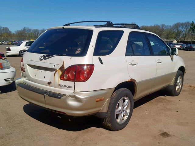 JT6HF10U5X0054874 - 1999 LEXUS RX 300 WHITE photo 4