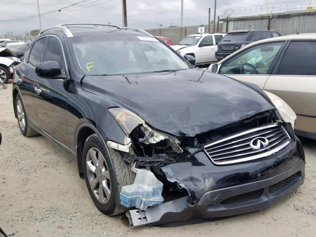 JNKAJ09FX8M358136 - 2008 INFINITI EX35 BASE BLACK photo 1