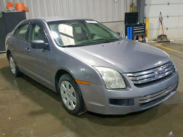 3FAFP06Z76R119609 - 2006 FORD FUSION S GRAY photo 1