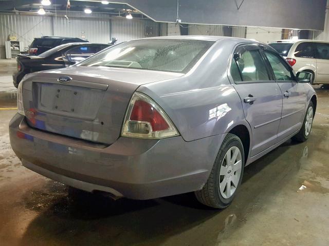 3FAFP06Z76R119609 - 2006 FORD FUSION S GRAY photo 4