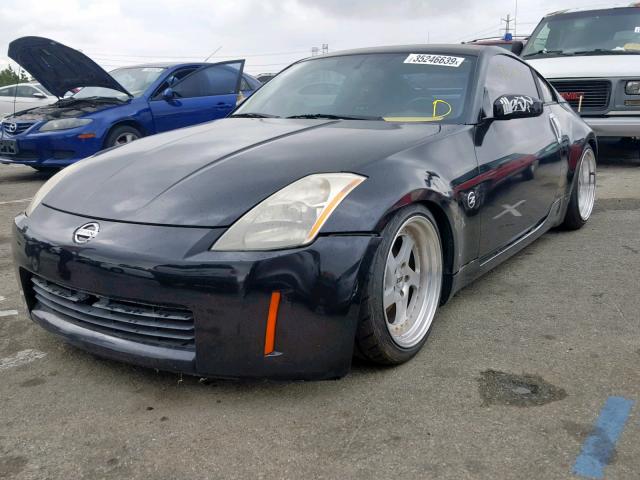 JN1AZ34E64T052984 - 2004 NISSAN 350Z COUPE BLACK photo 2