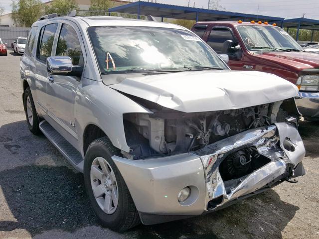 5N1AA08B46N704636 - 2006 NISSAN ARMADA SE SILVER photo 1