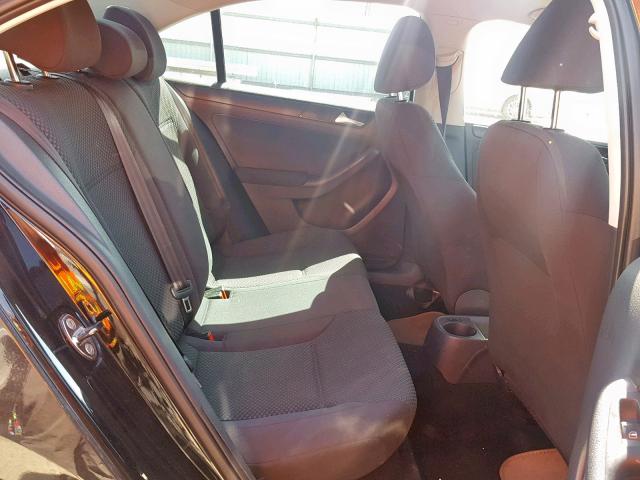 3VW1K7AJ1CM392788 - 2012 VOLKSWAGEN JETTA BASE BLACK photo 6