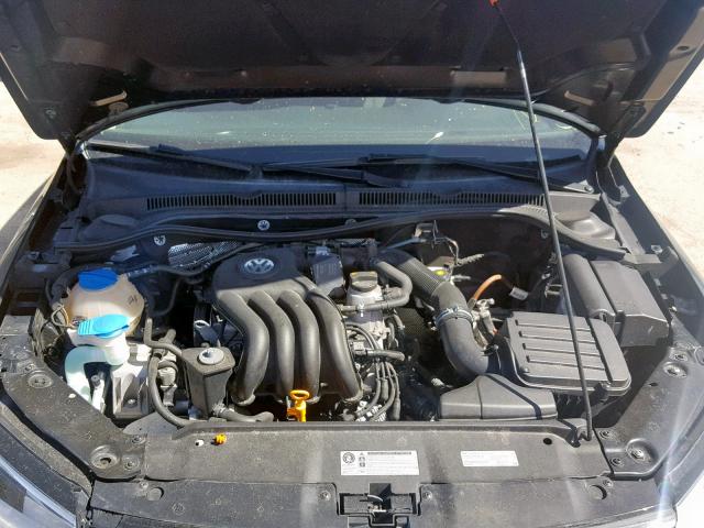 3VW1K7AJ1CM392788 - 2012 VOLKSWAGEN JETTA BASE BLACK photo 7