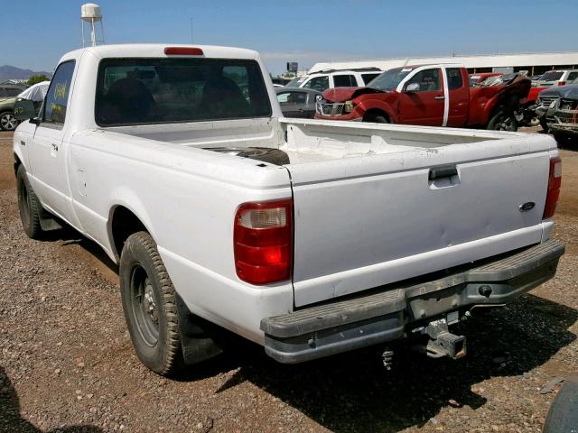 1FTYR10UX1PA74360 - 2001 FORD RANGER WHITE photo 3