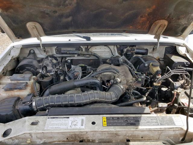 1FTYR10UX1PA74360 - 2001 FORD RANGER WHITE photo 7