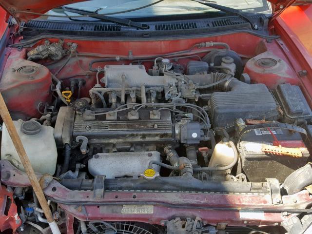 1Y1SK526XTZ009172 - 1996 GEO PRIZM BASE წითელი ფოტო 7