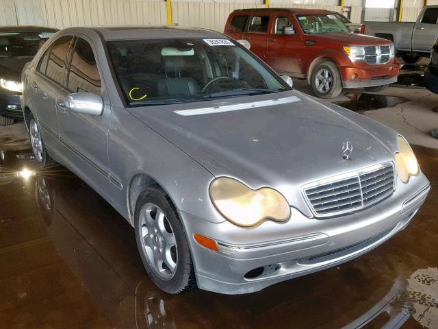 WDBRF61JX3A409488 - 2003 MERCEDES-BENZ C 240 SILVER photo 1