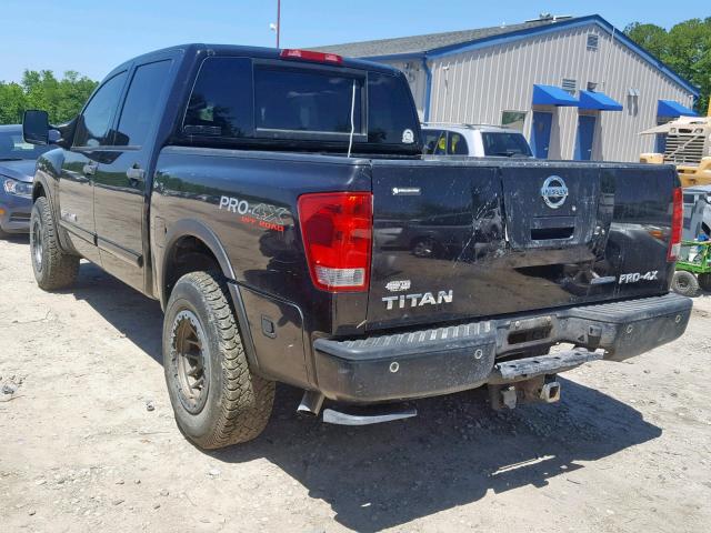 1N6BA0EC4BN304377 - 2011 NISSAN TITAN S BLACK photo 3