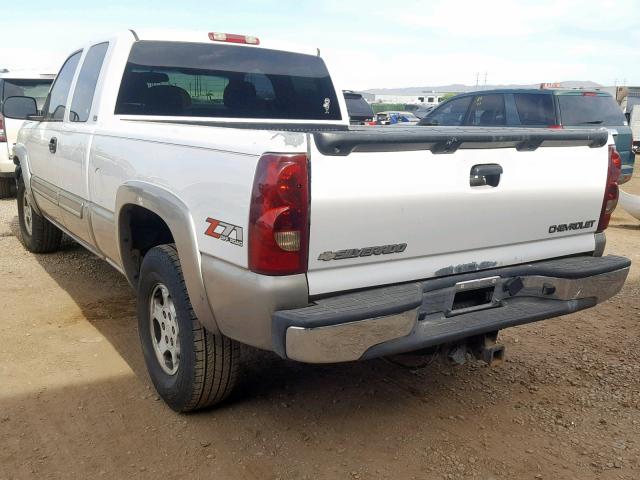 2GCEK19V131201046 - 2003 CHEVROLET SILVERADO WHITE photo 3