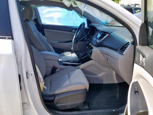 KM8J3CA45GU077170 - 2016 HYUNDAI TUCSON LIM WHITE photo 5