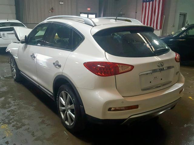 JN1BJ0RR6HM416309 - 2017 INFINITI QX50 WHITE photo 3