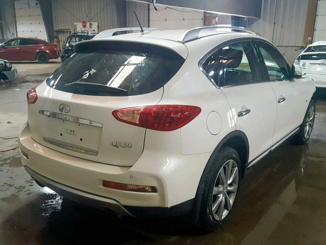 JN1BJ0RR6HM416309 - 2017 INFINITI QX50 WHITE photo 4