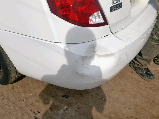 1G8AJ54F05Z113098 - 2005 SATURN ION LEVEL WHITE photo 9