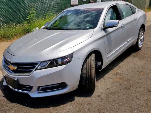 2G1105S37K9123448 - 2019 CHEVROLET IMPALA PRE SILVER photo 2