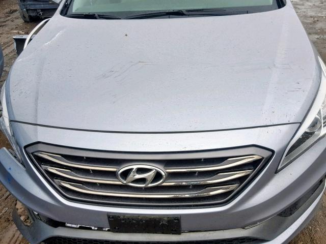 5NPE34AFXFH167551 - 2015 HYUNDAI SONATA SPO SILVER photo 7