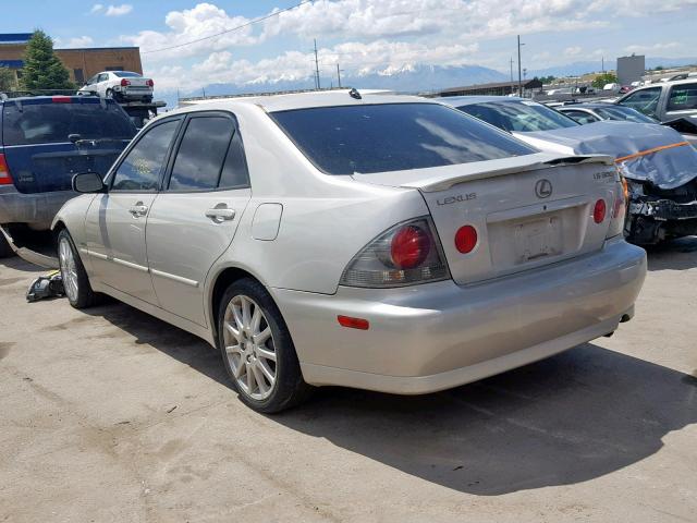 JTHBD192840091837 - 2004 LEXUS IS 300 GRAY photo 3