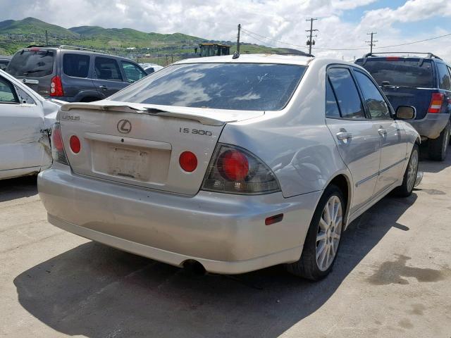 JTHBD192840091837 - 2004 LEXUS IS 300 GRAY photo 4