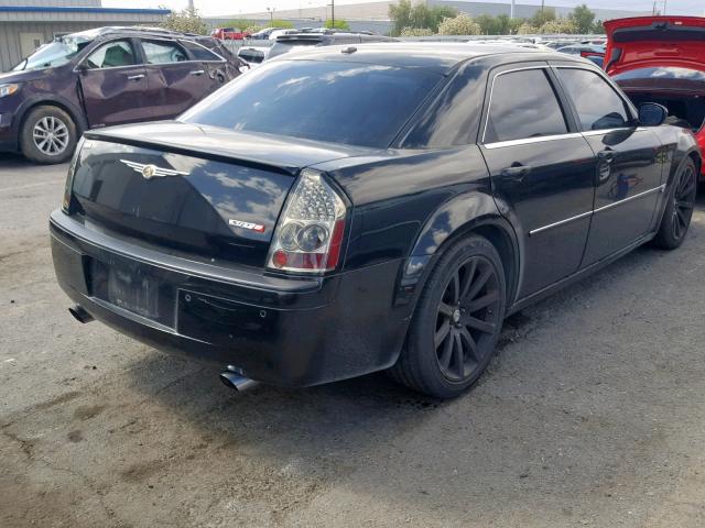 2C3KA73W07H658801 - 2007 CHRYSLER 300C SRT-8 BLACK photo 4