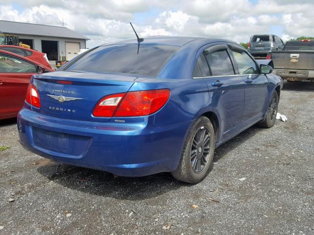 1C3LC56B99N561344 - 2009 CHRYSLER SEBRING TO BLUE photo 4