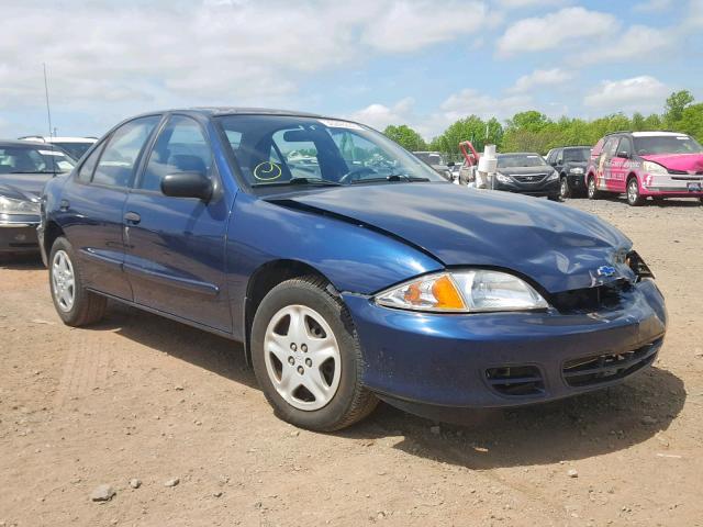 1G1JF524X27131861 - 2002 CHEVROLET CAVALIER L BLUE photo 1