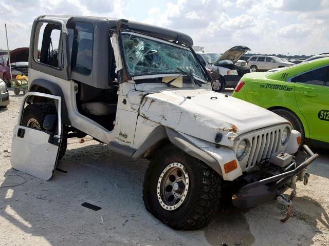 1J4FA39S45P310822 - 2005 JEEP WRANGLER X WHITE photo 1