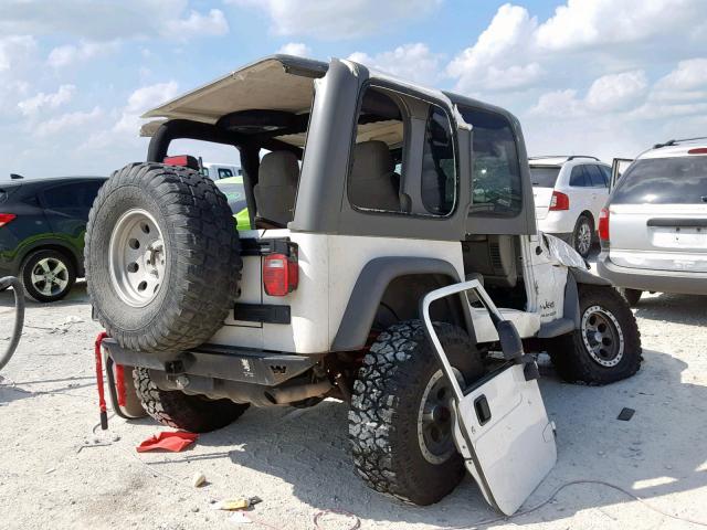 1J4FA39S45P310822 - 2005 JEEP WRANGLER X WHITE photo 4