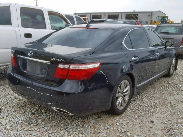 JTHGL46FX85028264 - 2008 LEXUS LS 460L BLACK photo 4