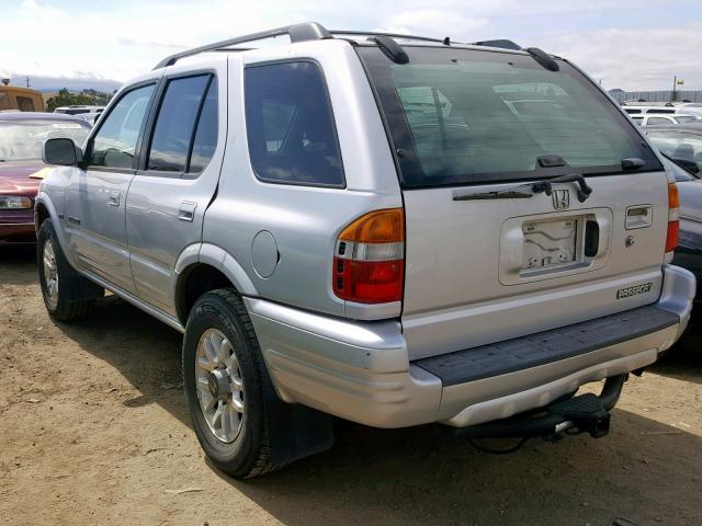 4S6CK58W814406408 - 2001 HONDA PASSPORT E ნაცრისფერი ფოტო 3