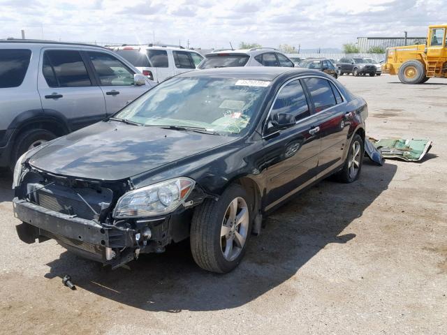 1G1ZC5E01CF255285 - 2012 CHEVROLET MALIBU 1LT 黑色 照片 2