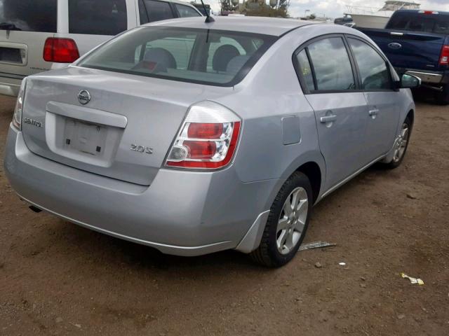 3N1AB61E07L611643 - 2007 NISSAN SENTRA 2.0 SILVER photo 4