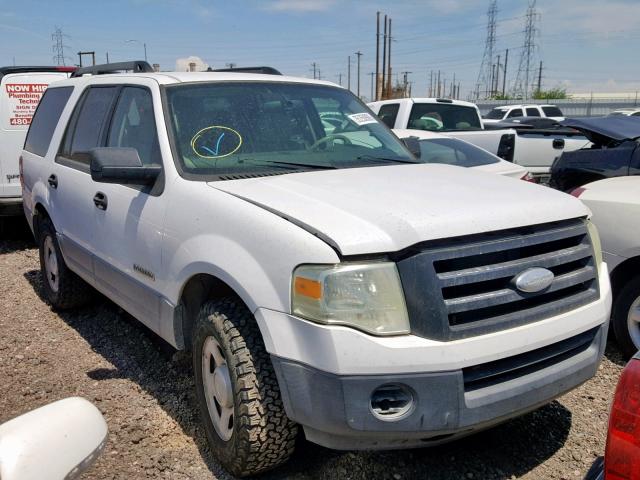 1FMFU16527LA80669 - 2007 FORD EXPEDITION WHITE photo 1