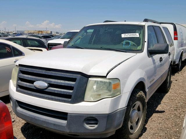 1FMFU16527LA80669 - 2007 FORD EXPEDITION WHITE photo 2